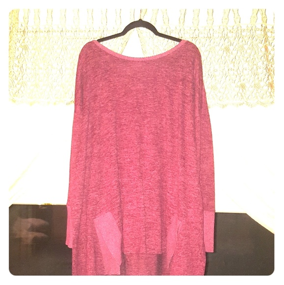 Sweaters - Crossed Back PlusSize Sweater